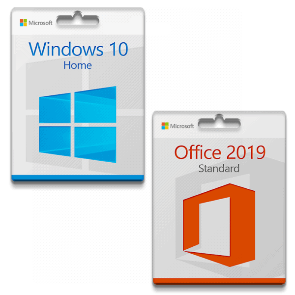 Microsoft Windows 10 Home + Microsoft Office 2019 Standard