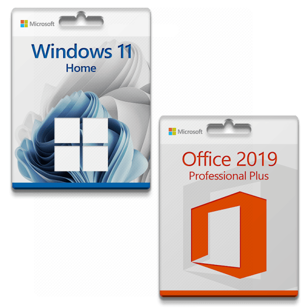 Microsoft Windows 11 Home + Microsoft Office 2019 Professional Plus