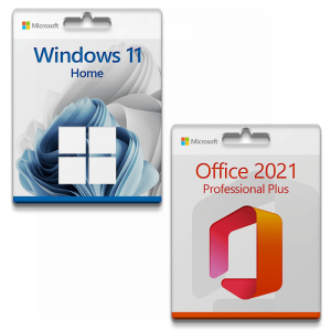 Microsoft Windows 11 Home + Microsoft Office 2021 Professional Plus