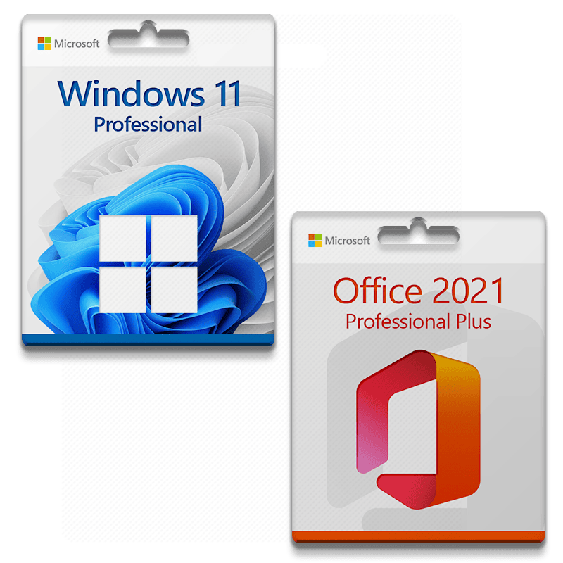 Microsoft Windows 11 Pro + Microsoft Office 2021 Pro Plus 