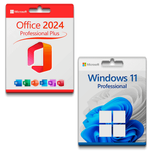 Microsoft Office 2024 Professional Plus + Microsoft Windows 11 Professional license for 3 devices